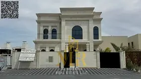 Luxury villa at a special price, including utilities and air conditioning, in Al Alia, Ajman. An unm