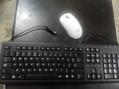 Wired USB Keyboard with AOC Wireless Mouse - Good Working Condition urgent sale