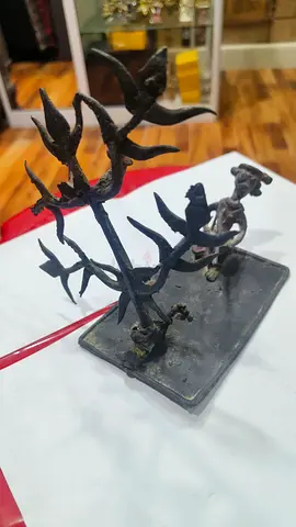 Metal bird sculpture 15cm height