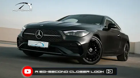 2026 Mercedes-Benz CLE 200 AMG COUPE EQ Boost RWD GCC 0Km With 2 Years Unlimited Mileage Warranty