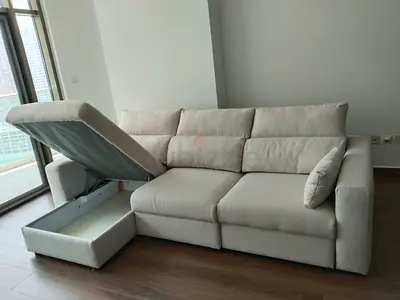 Excellent condition IKEA esklstuna Lshape sofa bed