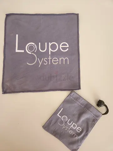 Authentic Loupe System Microfiber Cloth & Pouch Set for Watchmakers / Loupes