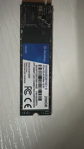 high speed G-Storategy NV335  256GB M.2 2280 SSD for gaming PC/Laptops (New)