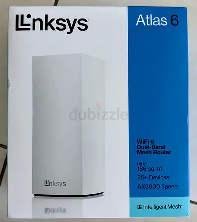 Linksys Atlas 6 AX3000 WiFi 6 Dual-Band Mesh Router - New in Box