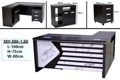 Brand New 160 Cm L Shape Office Table
