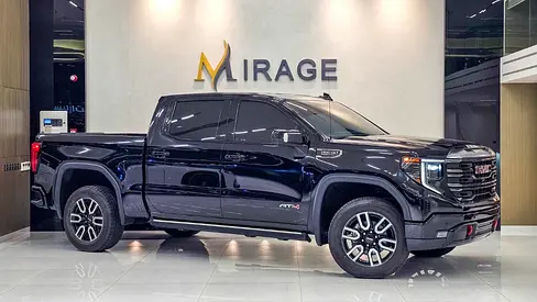 GMC - SIERRA - AT4 - V8 6.2L - 2023 MODEL - GCC SPECS - 72,000KM - BLACK COLOR