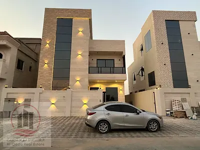 For sale, a villa in Ajman Al Helio, 5 master rooms, a Majles room, a hall, and a maid’s room, free