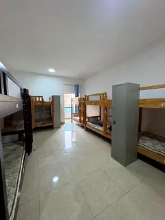 BED SPACE @ 600 lower 500 upper bed for bachelors available with attached bathroom in Ahli house A
