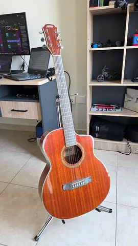 Steiner AG430N acoustic guitar in pristine condition.