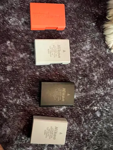 Set of 4 Nikon EN-EL14/EN-EL14a Camera Batteries (Used)