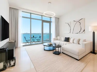 Corner Unit | 2BR+Maids | Open Sea View | Furnished