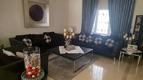 Elegant Black Living Room Sofa Set – Excellent Condition. Includes: 2 Large sofas 1 single sofa Deco