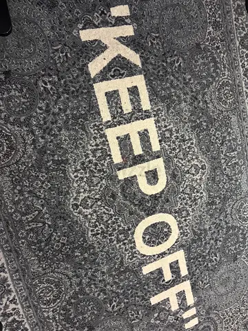 Virgil Abloh x IKEA "KEEP OFF" Rug 200x300 CM