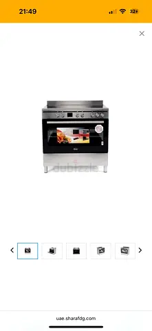 Terim 90x60 Ceramic Electric Cooker – 5 Hobs
