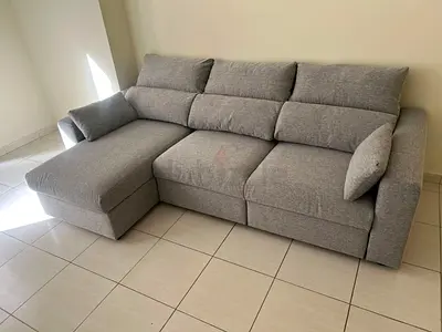 As Perfect Condition IKEA Eskilstuna L Shape Sofa bed