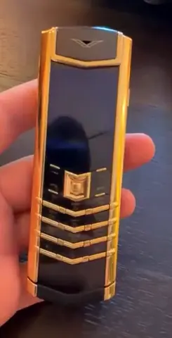 Vertu signature s gold