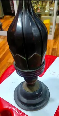 Metal lotus decoration 27cm height