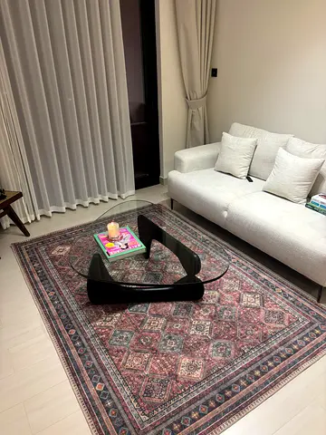 Designer glass coffee table