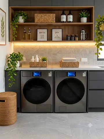 Samsung Bespoke AI Washer & Dryer Set – 26kg Washer + 17kg Dryer | Wi-Fi Smart System | Latest Versi