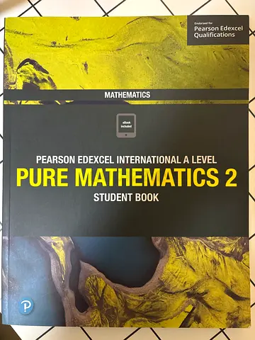Edexcel International A level Mathematics Pure 2 book