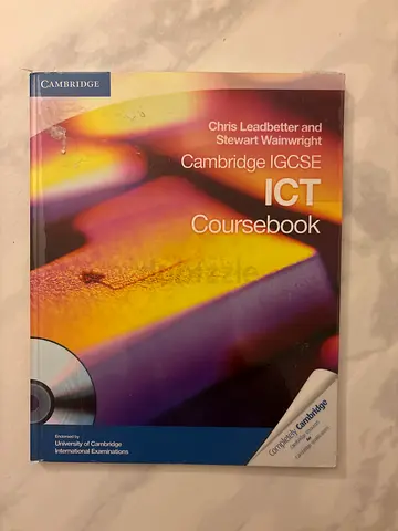 Second hand IGCSE Cambridge ICT COURSE BOOK