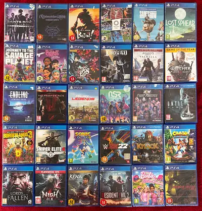 PS4 games AED 75