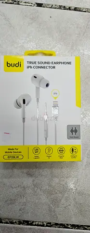 budi True Sound Earphones with Lightning Connector - New in Box