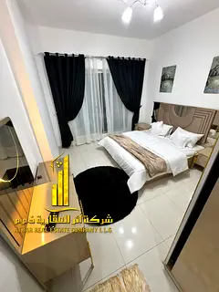 Luxury apartment for monthly rent - one bedroom and a hall with a balcony open view, fully furnished