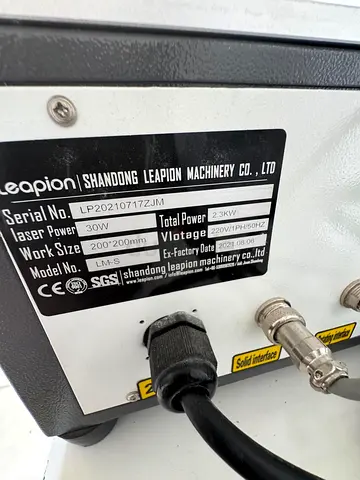 Shandong Leapion Laser Machine Model LM-S
