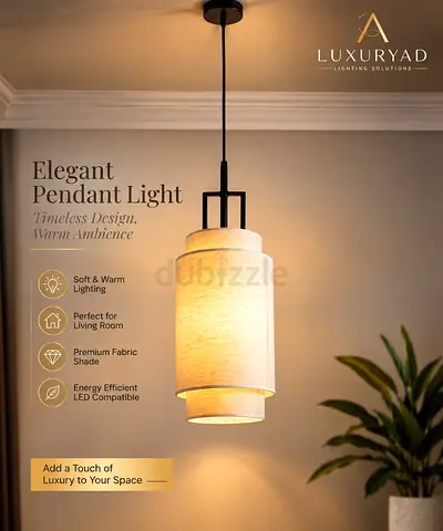 Metro Black & Gold Pendant Light