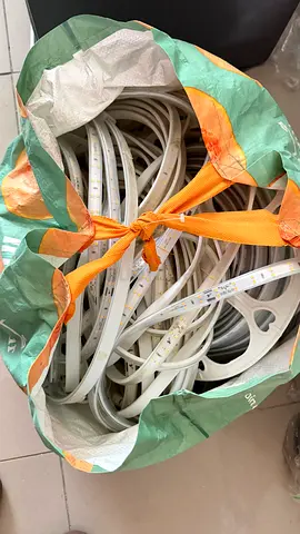 Used LED Strip Lights - Flexible White LED Strips (Bundle)