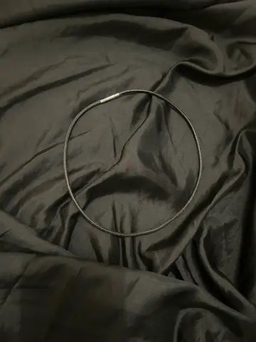 Black Leather Necklace