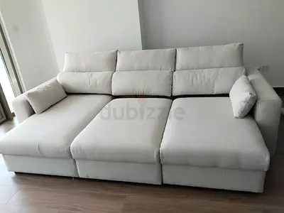 Excellent condition IKEA eskelstuna L sahpe sofa bed with storage
