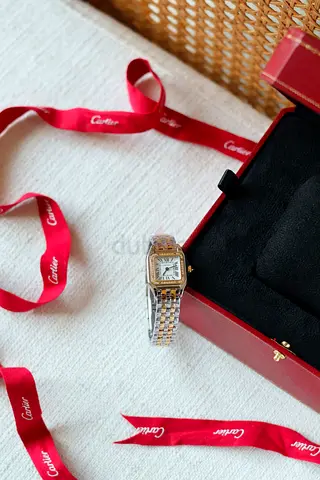 Cartier Panthère two-tone women's watch with box