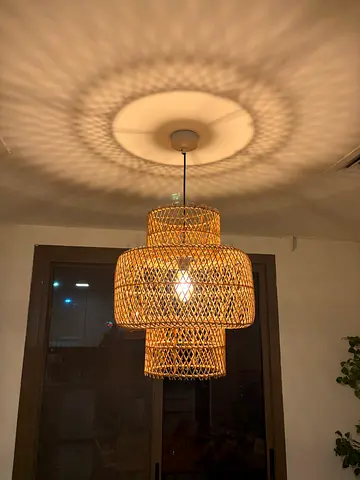Woven Rattan Pendant Ceiling Light