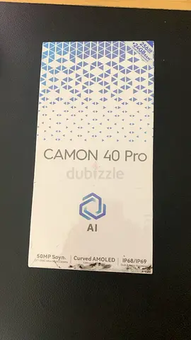 TECNO CAMON 40 Pro 4G | 24GB RAM (12+12 Extended) | 256GB | Sealed