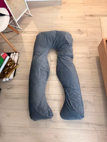 Full Body Pregnancy U-Shaped Support Pillow - Grey