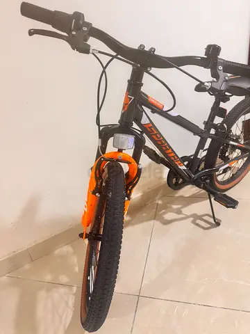 Kids /Unisex spartan bicycle - Black & Orange, brand new used only for 5-6 times
