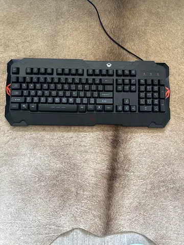 Wired Full-Size Gaming Keyboard - Rugged Design, Works Perfectly