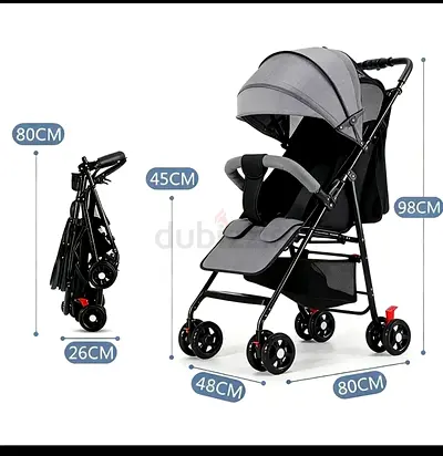 Lightweight Foldable Baby Stroller - Compact Umbrella Pushchair