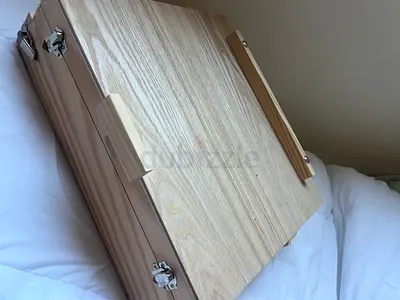 Wooden Tabletop Easel & Deluxe Art Box Set - Artist's Loft