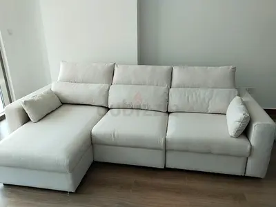 Like a brand new condition IKEA esklstuna Lshape sofa bed with storage beige color