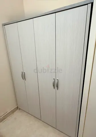 Light Grey 4 Door Wardrobe