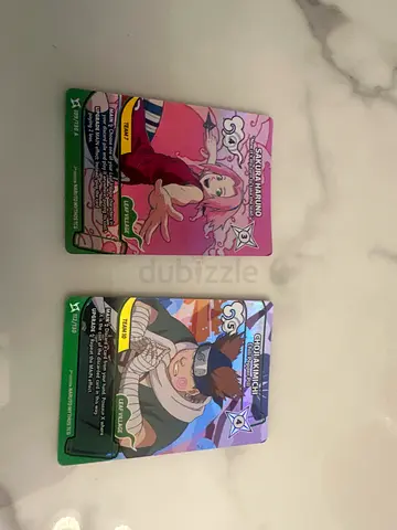 Sakura Haruno and Choji Akimichi Naruto cards