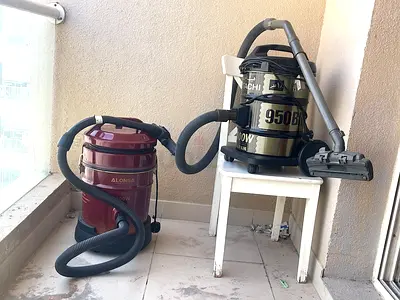 Two Heavy-Duty Canister Vacuum Cleaners - Working Condition