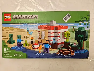 LEGO Minecraft The TNT Jungle House 21275 | 287 Pieces | Brand New