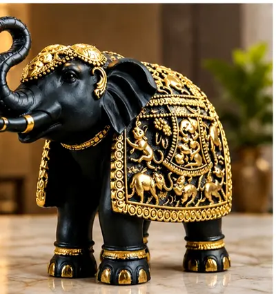 Majestic Brand new elephant showpiece resin made with excellent craftsmanship for your living room