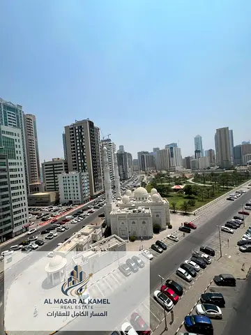 Largest 1 Bedroom Apartment for Annual Rent in Al Majaz 3 | Open View | Balcony | Built-in Wardrobes | 2 Bathrooms | Free Maintenance & Parking | 4 Ch