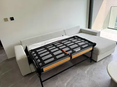 Ikea vimle L shape sofa bed with mattress