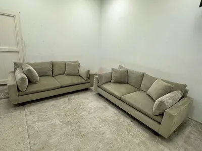 Looks great condition west elm sofa set